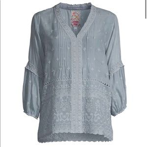 NEW W/ TAGS Johnny Was Tatiana Blouse in fog